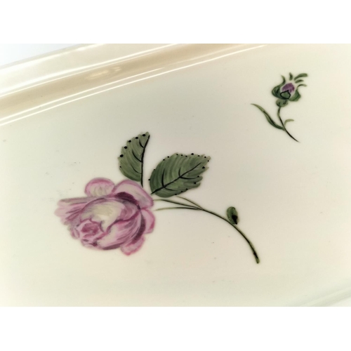 113 - Rosenthal (German) Porcelain Elite Hand Painted Twin Handled Tray in the 'Christmas Rose' Pattern. 4... 