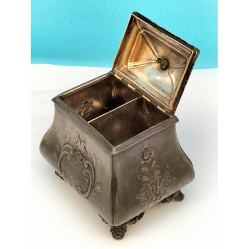 397 - Collection of Metal Ware (5) to include Tea Caddies, Money Box, etc. Tallest 17cm.