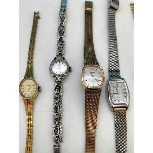 493 - Collection of Mixed Watches plus Watch Faces and Workings for Spares/Repairs.