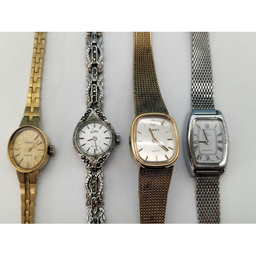 493 - Collection of Mixed Watches plus Watch Faces and Workings for Spares/Repairs.