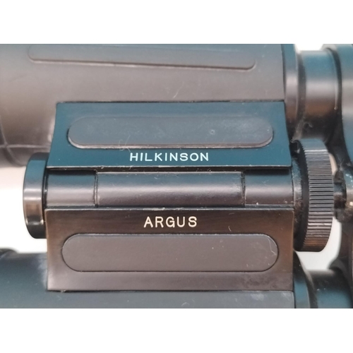 537 - Pair of Cased Hilkinson Argus 9 x 63 Binoculars.