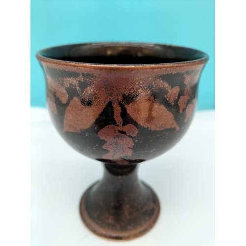 84 - Cizhou Style Black and Russet Glazed Goblets (6).