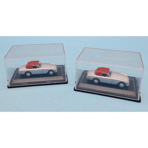 163 - Boxed Die-Cast Car Models (5) to include Jaguar E Type, MGB, Atlas Editions Jaguar MKII, etc.