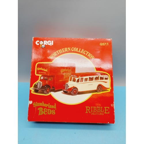 164 - Boxed Corgi Classics Sets (2), Limited Edition 3833/5000 Northern Collection and 97063 The Buses of ... 