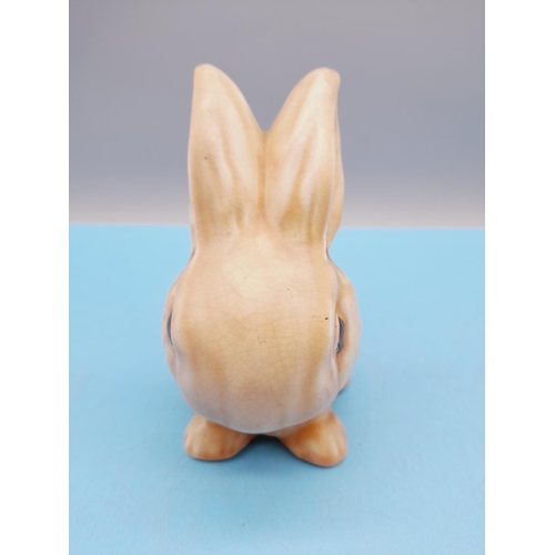 169 - Sylvac Seated Rabbit Figure. 14cm Tall. Unmarked.