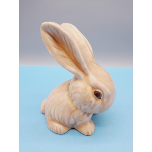 169 - Sylvac Seated Rabbit Figure. 14cm Tall. Unmarked.