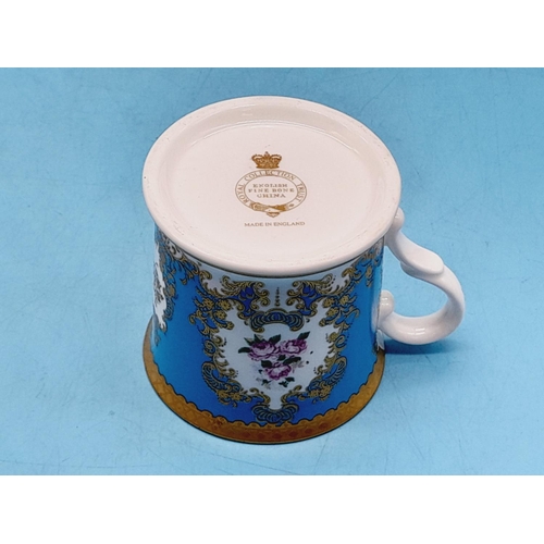 170 - Royal Collection Trust Queen's Royal Arms China Cup and Saucer plus 7.5cm High Tankard.