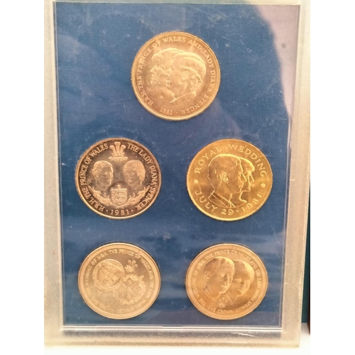 177 - Collection of Mixed Coins to include Royal Wedding Crown Set 1981, Framed Coins, First Day Coin/Stam... 