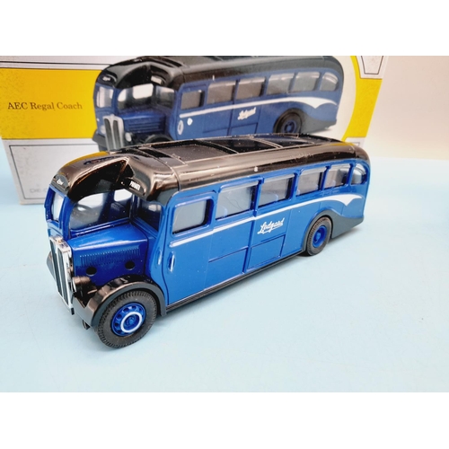 203 - Boxed Corgi Classics Models (2) 97190 AEC Regal Coach and Bedford Type OB Coach.