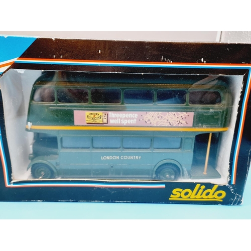 205 - Boxed Die-Cast Vehicles (2), Corgi 97180 AEC Grey/Green Regal Coach and Solido 'Green Line' Double D... 