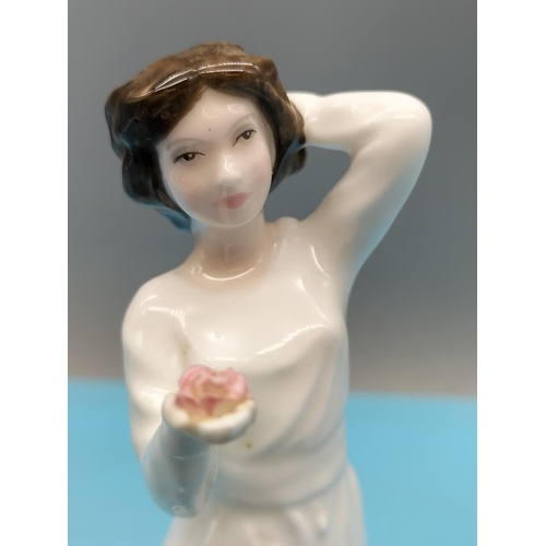 207 - Royal Doulton 15cm Lady Figures (3), 'Sentiments' HN 3491, 'With Love' HN 3393 and 'Christmas Parcel... 