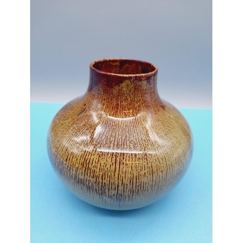 25 - Ashworth Studio Pottery 13cm Vase.