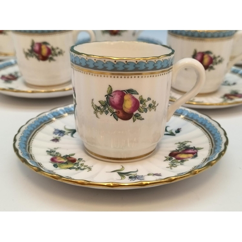 26 - Spode China 'Trapnell Sprays' (Y8403) Demitasse Cups and Saucers (6).