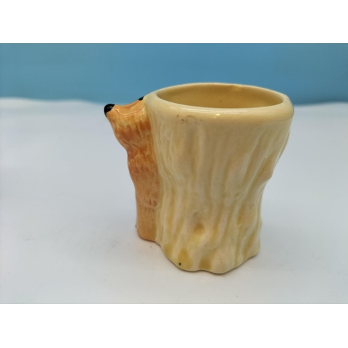 27 - Vintage Egg Cups (3) to include 2 x Keele Street Pottery 'Sooty' Concessions (Some Paint Loss) plus ... 