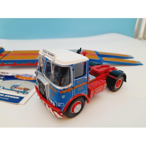 314 - Boxed Corgi 'Hauliers of Renown' Collection Limited Edition CC13743 Scania R Step Frame Trailer and ... 