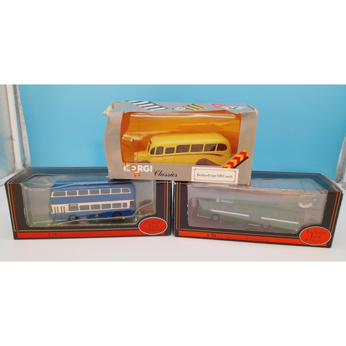 354 - Boxed Corgi Classic Die-cast Vehicles (3) C949/3 Bedford Type OB Coach, 15102 Crosville National Lon... 