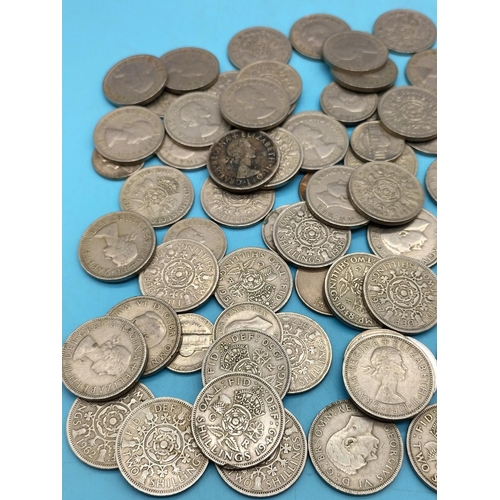 408 - Quantity of Mixed Coins to include One Shilling, Two Shilling Pieces, Mixed Hong Kong Coins, USA Coi... 