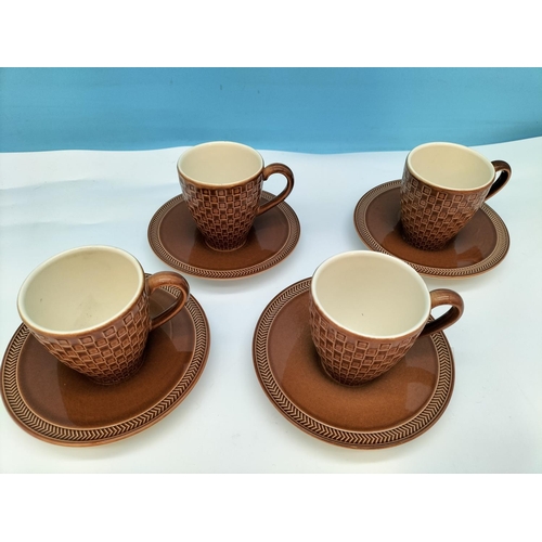 409 - Wedgwood Weekday/Weekend Espresso Cups and Saucers (4).