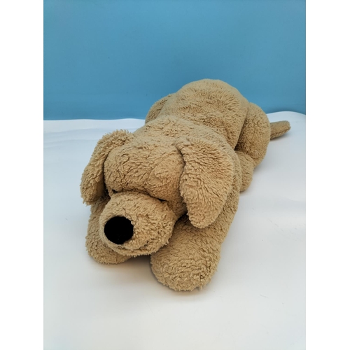 412 - Charlie Bears 'Caesar' Plush Dog. Used. 68cm Long.