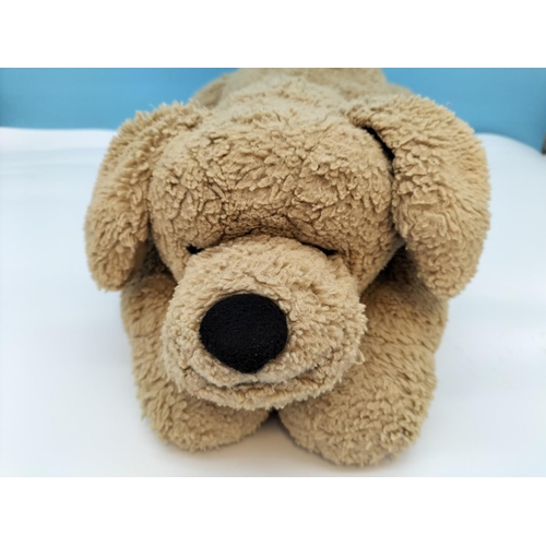 412 - Charlie Bears 'Caesar' Plush Dog. Used. 68cm Long.