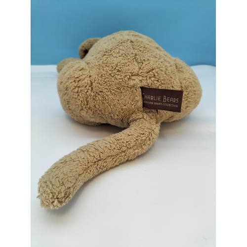 412 - Charlie Bears 'Caesar' Plush Dog. Used. 68cm Long.