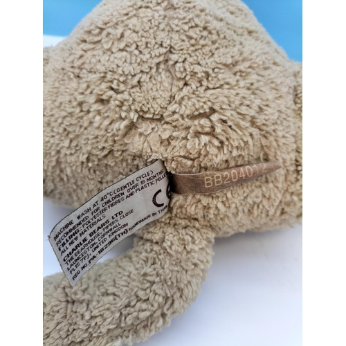 412 - Charlie Bears 'Caesar' Plush Dog. Used. 68cm Long.