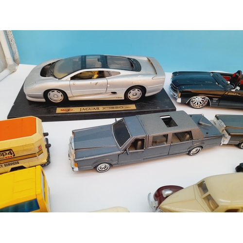 413 - Large Collection of Playworn Die-Cast Model Vehicles.