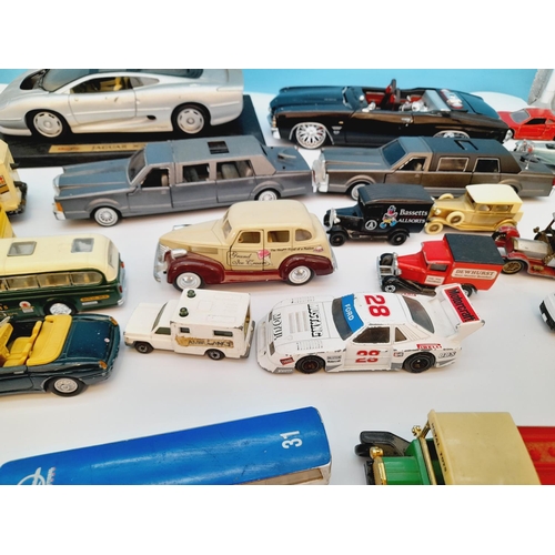 413 - Large Collection of Playworn Die-Cast Model Vehicles.