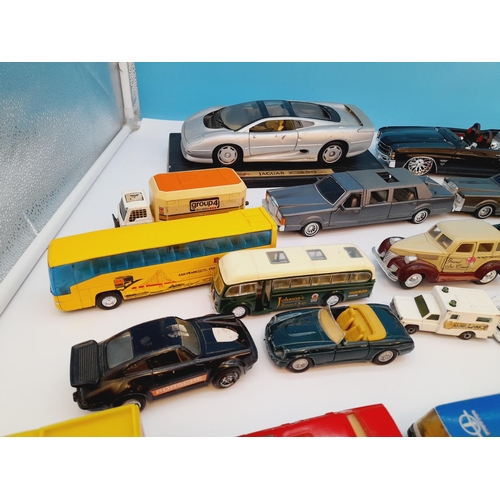 413 - Large Collection of Playworn Die-Cast Model Vehicles.