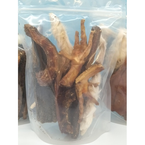 475 - 5 Packs of Natural Dried Dog Treats.