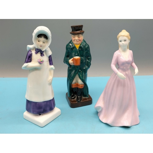 477 - Royal Doulton Lady Figures 'Anna' HN 2802 from the Kate Greenaway Collection (Chip to Bonnet) and 'M... 