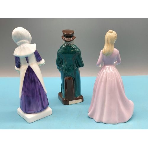 477 - Royal Doulton Lady Figures 'Anna' HN 2802 from the Kate Greenaway Collection (Chip to Bonnet) and 'M... 