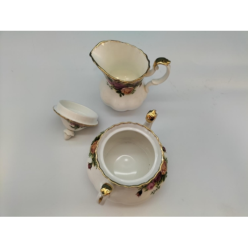 48 - Royal Albert 'Old Country Roses' 15 Piece Part Tea Set to include Cake Plate, Cups and Saucers (6), ... 