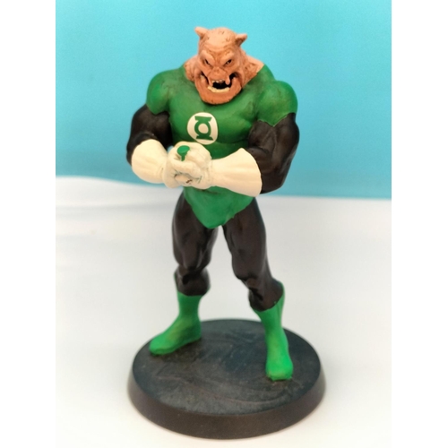 52 - Die-Cast Metal DC Comic Characters (5) to include Kilowog, Adam Strange, Brainiac, etc. Tallest 13cm... 