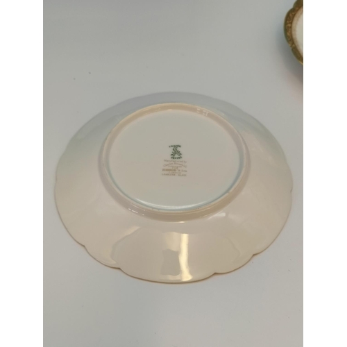 53 - Set of 4 Antique Charles Ahrenfeldt (Limoges) 21cm Plates for Harrod's London c1920's.