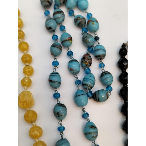 531 - Collection of Mixed Bead Necklaces to include Lampwork Beads, Murano Glass Beads, etc.