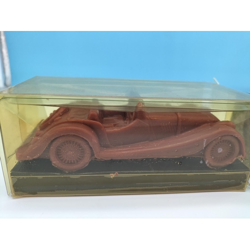 568 - Boxed Vintage 1980's Classic Car Soaps (2) VW Beetle and Morgan Plus 8.