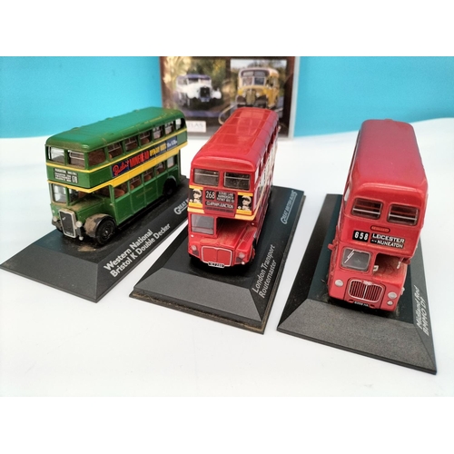 624 - Atlas Editions Great British Bus Collection Vehicles (5) to include Bradford City Transport Daimler ... 