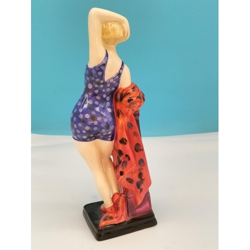 213 - Royal Doulton Archives 19cm Limited Edition Figure 'The Swimmer' HN 4246. No 811 of 2,000.