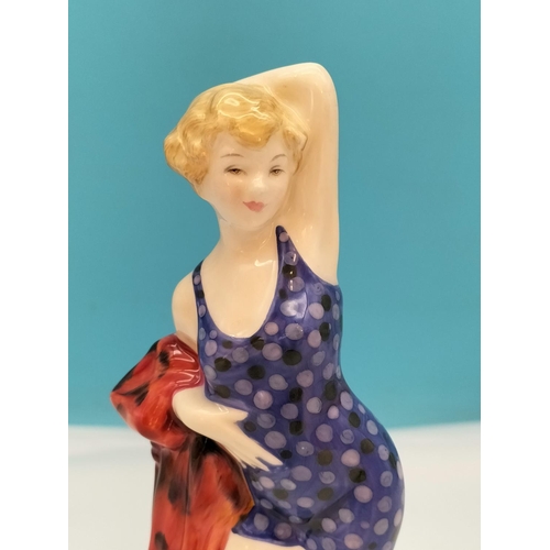 213 - Royal Doulton Archives 19cm Limited Edition Figure 'The Swimmer' HN 4246. No 811 of 2,000.