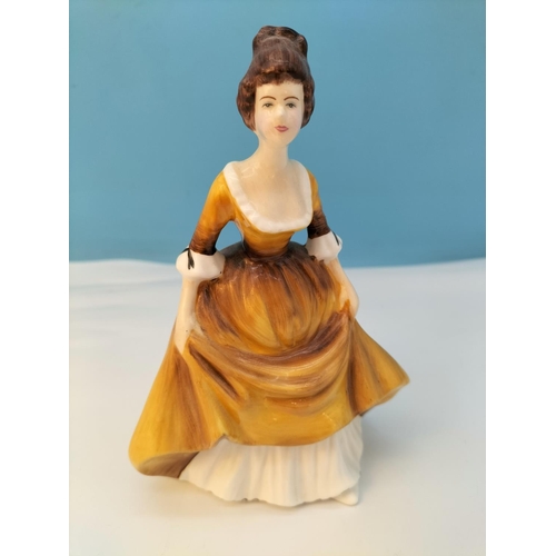 542 - Royal Doulton Lady Figure 'Katie' HN 3360, Serenade Figure 'Kirstein' plus 50cm Table Lamp W/O.