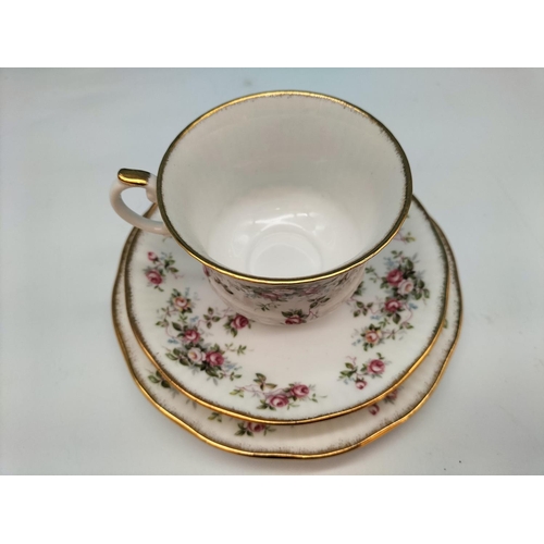 597 - Edwardian China 'Rosamund' Pattern Trios (6).