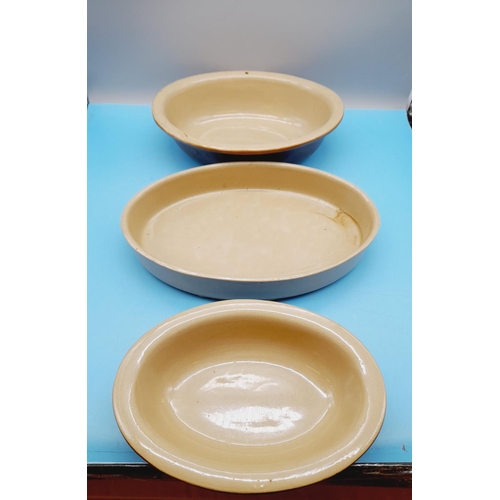 635 - Collection of Pearsons of Chesterfield Cookware including Pie Dishes, Flan Dishes, Oval Dishes, etc.