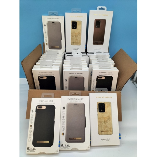 644 - Box of 30 New Phone Cases for Galaxy S20 Ultra and S10E plus iPhone 8/7/6/6s Plus.