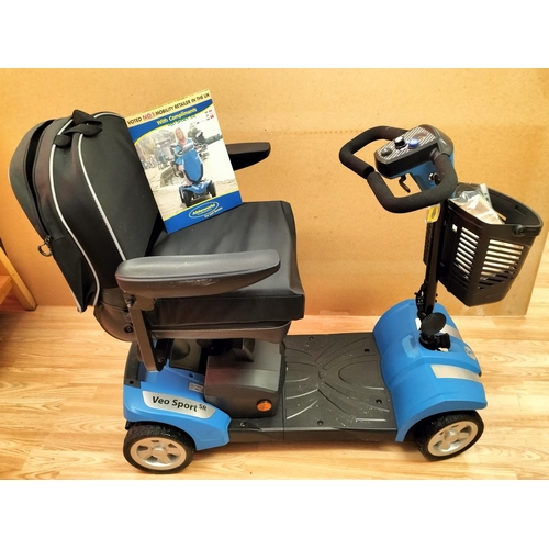 645 - Excellent Condition Rascal VEO Sport SR Mobility Scooter W/O with Charger and Instruction Booklet. C... 