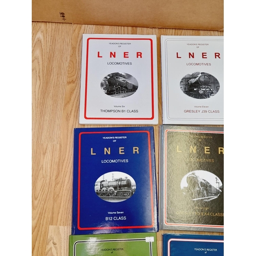 156 - Collection of Railway Related Reference Books (15) to include Volumes 1 -15 Yeadons Register of LNER... 