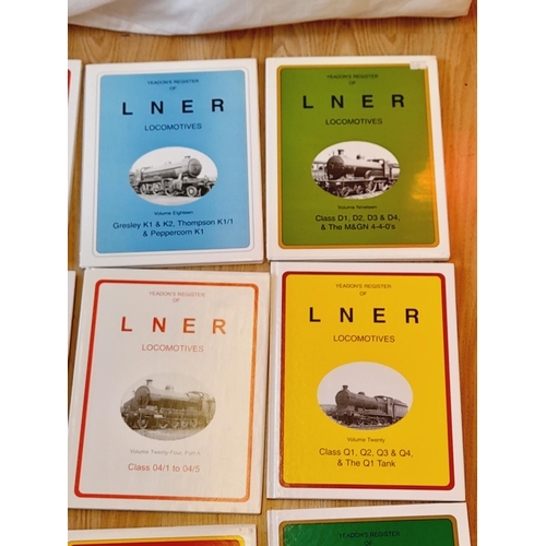 157 - Collection of Railway Related Reference Books (16) to include Volumes 16-31 Yeadons Register of LNER... 