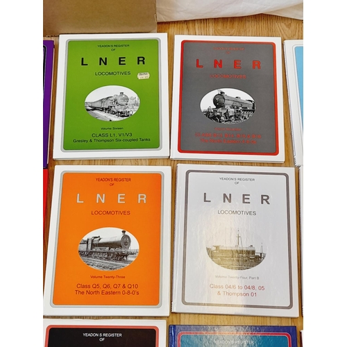 157 - Collection of Railway Related Reference Books (16) to include Volumes 16-31 Yeadons Register of LNER... 