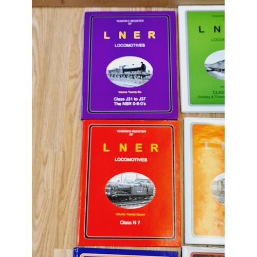 157 - Collection of Railway Related Reference Books (16) to include Volumes 16-31 Yeadons Register of LNER... 