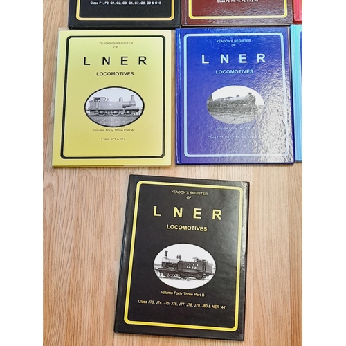 158 - Collection of Railway Related Reference Books (16) to include Volumes 31-43 Yeadons Register of LNER... 